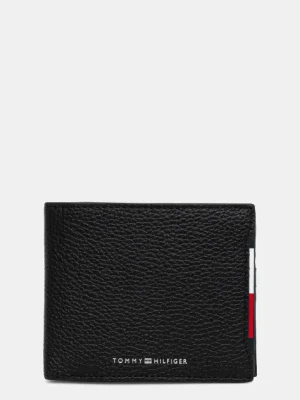 Tommy Hilfiger portfel skórzany męski kolor czarny AM0AM13515