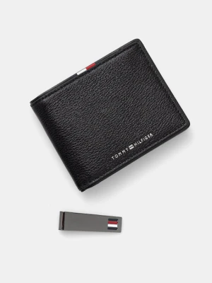 Tommy Hilfiger portfel skórzany męski kolor czarny AM0AM13607