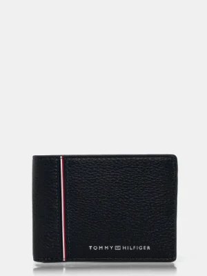 Zdjęcie produktu Tommy Hilfiger portfel skórzany męski kolor granatowy AM0AM13042