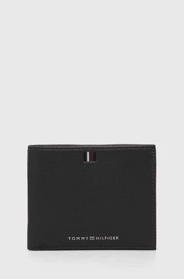 Tommy Hilfiger portfel skórzany męski kolor szary AM0AM11855