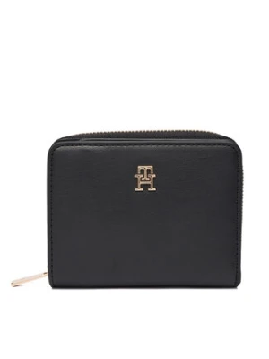 Tommy Hilfiger Portfel Th Icon Med Za Flap AW0AW17742 Czarny