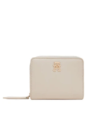 Tommy Hilfiger Portfel Th Logotape Med Za AW0AW17408 Écru