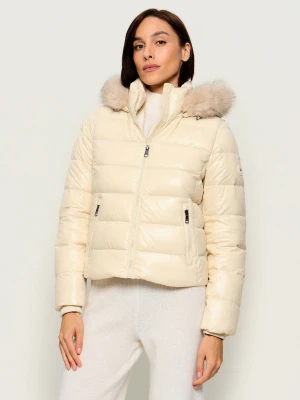 Tommy Hilfiger Puchowa kurtka | Regular Fit beżowy