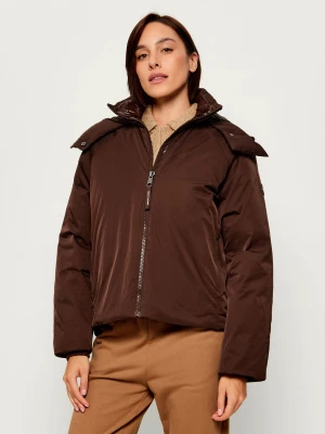 Tommy Hilfiger Puchowa kurtka | Regular Fit brązowy