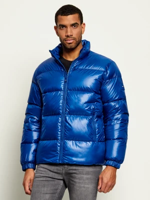 Tommy Hilfiger Puchowa kurtka Shiny | Regular Fit niebieski
