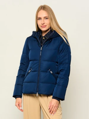 Tommy Hilfiger Puchowa kurtka | Slim Fit granatowy