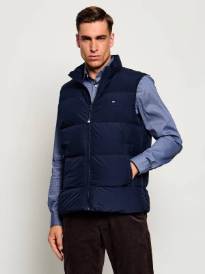 Tommy Hilfiger Puchowy bezrękawnik | Regular Fit granatowy