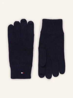 Tommy Hilfiger Rękawiczki blau GRANATOWY