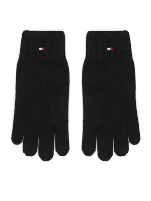 Tommy Hilfiger Rękawiczki Damskie Flag AW0AW19131 Czarny