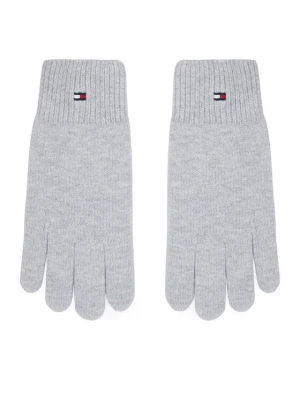 Tommy Hilfiger Rękawiczki Damskie Flag AW0AW19131 Szary jasny