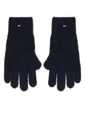 Tommy Hilfiger Rękawiczki Damskie Flag Fluffy AW0AW17797 Granatowy