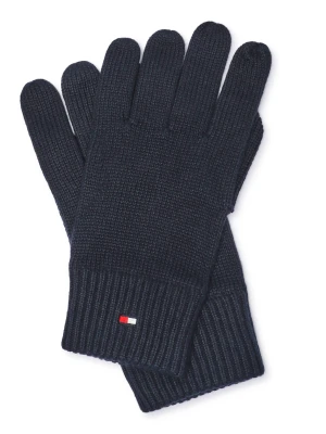 Tommy Hilfiger Rękawiczki ESSENTIALS | z dodatkiem kaszmiru