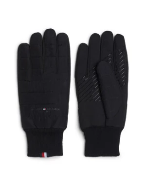 Tommy Hilfiger Rękawiczki Męskie Th Established Mix Nylon Gloves AM0AM07884 Czarny