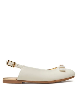 Tommy Hilfiger Sandały Ballerina Chanel T4A3-33929-0206 M Écru Kremowy
