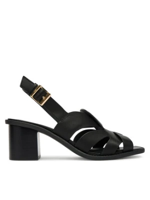 Tommy Hilfiger Sandały Cross Blocked Heel Sandal FW0FW09135 Czarny
