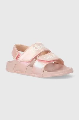 Tommy Hilfiger sandały dziecięce kolor różowy
