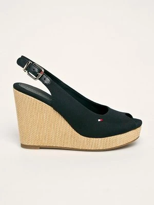 Tommy Hilfiger – Sandały ICONIC ELENA SLING BACK WEDGE FW0FW04789