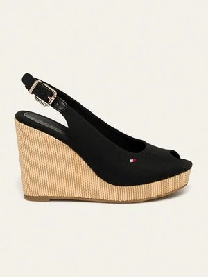 Tommy Hilfiger – Sandały ICONIC ELENA SLING BACK WEDGE FW0FW04789