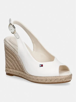 Tommy Hilfiger sandały na koturnie FLAG HIGH WEDGE ESPAD SLINGBACK