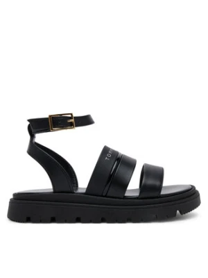 Tommy Hilfiger Sandały Sandal T4A2-33798-0371 M Czarny