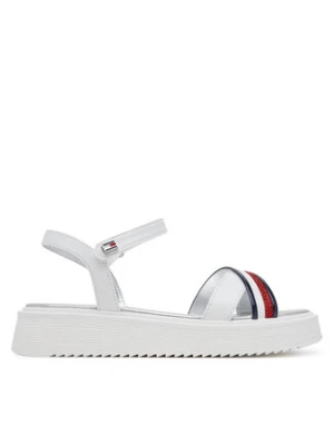 Tommy Hilfiger Sandały Sandal T4A2-33799-0273 S Biały