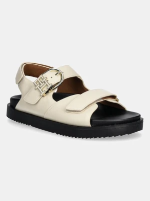 Tommy Hilfiger sandały skórzane LEATHER SPORTY SANDAL
