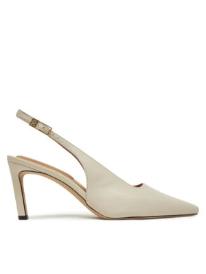 Tommy Hilfiger Sandały Squared Toe FW0FW08636 Beżowy