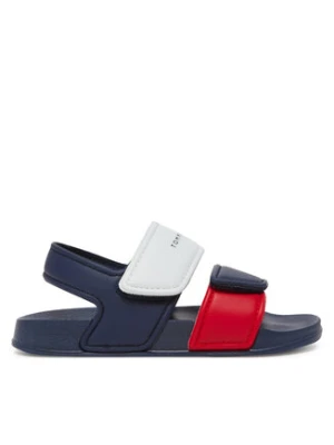 Tommy Hilfiger Sandały T1X2-33913-1172Y S Granatowy