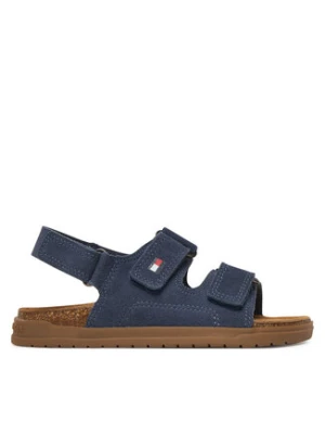 Tommy Hilfiger Sandały T3X2-34394-1899806 M Granatowy