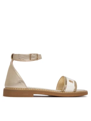 Tommy Hilfiger Sandały T4A2-34431-0517 S Złoty