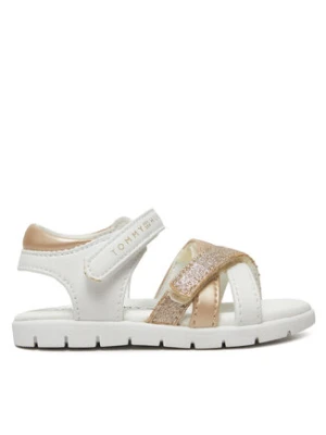 Tommy Hilfiger Sandały Velcro Sandal T1A2-33770-0273 M Biały