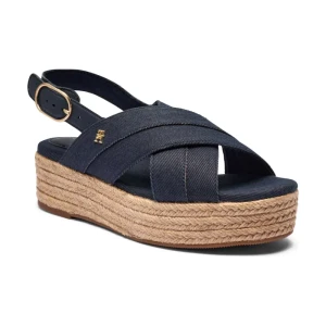 Tommy Hilfiger Sandały | z dodatkiem skóry