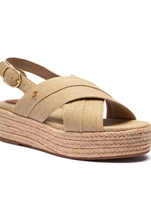 Tommy Hilfiger Sandały | z dodatkiem skóry