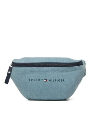 Tommy Hilfiger Saszetka nerka Th Essential Denim Bumbag AU0AU01976 Niebieski