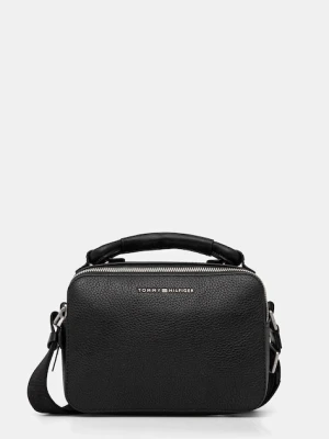 Tommy Hilfiger saszetka skórzana kolor czarny AM0AM13653