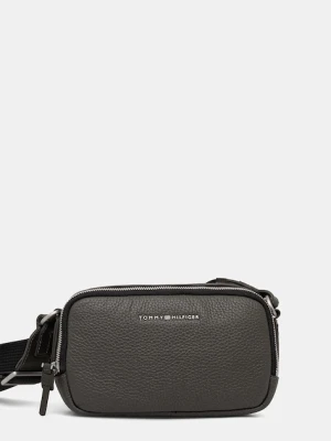 Tommy Hilfiger saszetka skórzana kolor zielony AM0AM14022