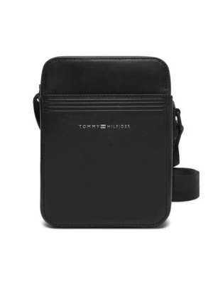 Tommy Hilfiger Saszetka Th Business Leath Mini Reporter AM0AM13215 Czarny