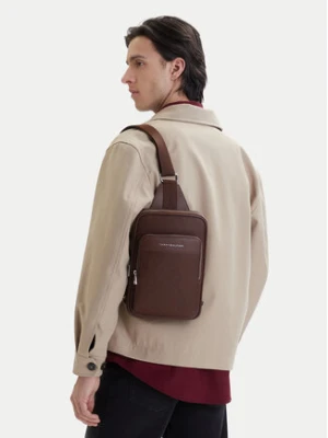 Tommy Hilfiger Saszetka Th Flag Monogram Sling Pack AM0AM14140 Brązowy