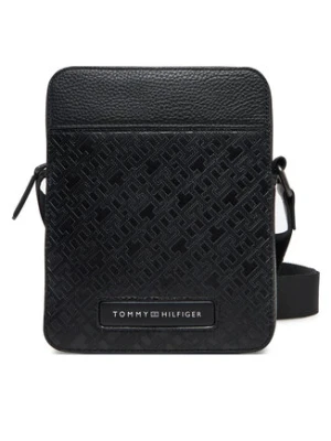 Tommy Hilfiger Saszetka Th Monogram Mini Preporter AM0AM13210 Czarny