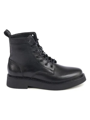 Tommy Hilfiger Shoes Skórzane botki w kolorze czarnym rozmiar: 39