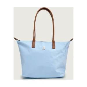 Tommy Hilfiger Shopperka POPETTE | z dodatkiem skóry