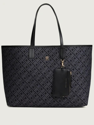 Tommy Hilfiger Shopperka + saszetka ICON czarny