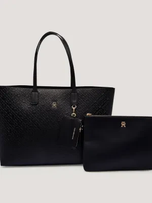 Tommy Hilfiger Shopperka + saszetka TH ICON