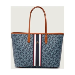 Tommy Hilfiger Shopperka + saszetka TH MONOPLAY | z dodatkiem skóry