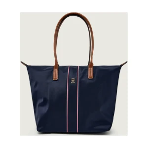 Tommy Hilfiger Shopperka | z dodatkiem skóry