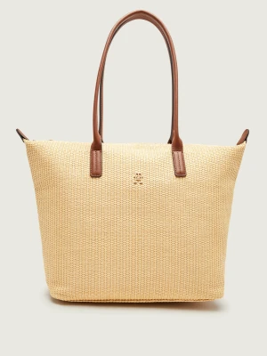 Tommy Hilfiger Shopperka | z dodatkiem skóry