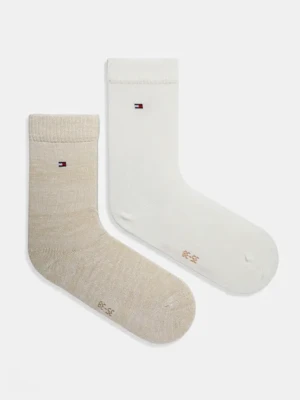 Zdjęcie produktu Tommy Hilfiger skarpetki 2-pack damskie kolor biały 701229862