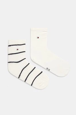 Tommy Hilfiger skarpetki 2-pack damskie kolor biały 701229866