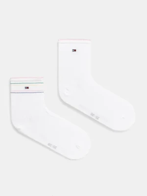 Tommy Hilfiger skarpetki 2-pack damskie kolor biały 701232614