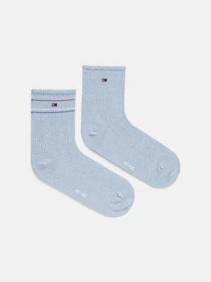 Zdjęcie produktu Tommy Hilfiger skarpetki 2-pack damskie kolor niebieski 701232614